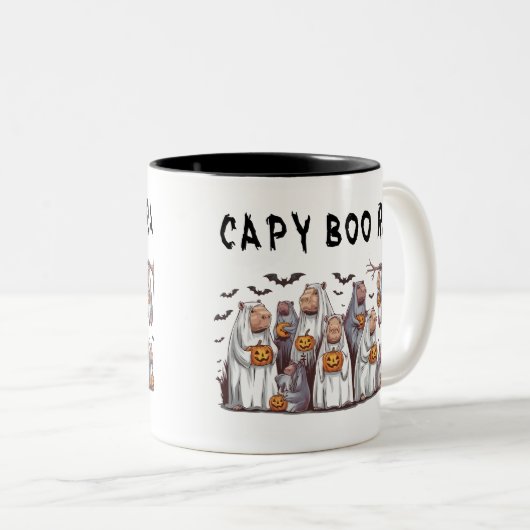 Halloween thème Capybara Mug (Devant droit)
