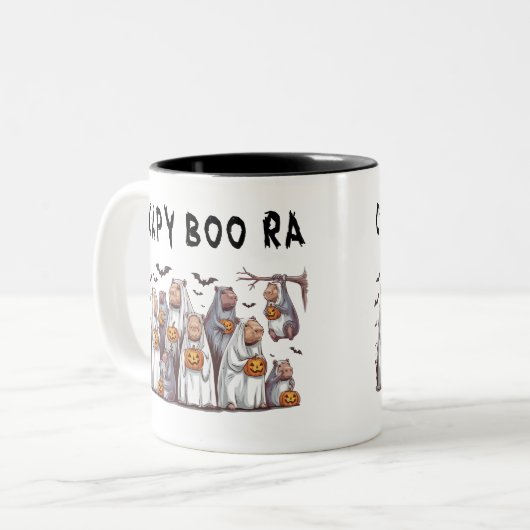 Halloween thème Capybara Mug (Devant gauche)