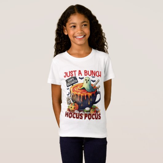 Halloween Theme Kinder Tshirt (Voorkant volledig)