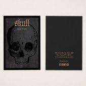 Halloween Theme Skull Earling Display Card Visitekaartje (Voorkant /achterkant)