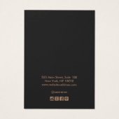 Halloween Theme Skull Earling Display Card Visitekaartje (Achterkant)