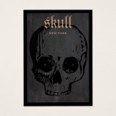 Halloween Theme Skull Earling Display Card Visitekaartje (Voorkant)