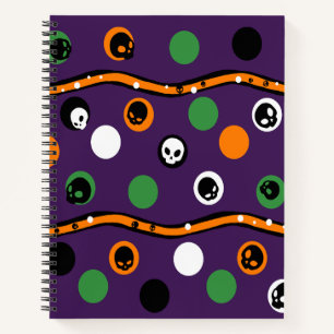 Halloween Theme Spiral Notitieboek