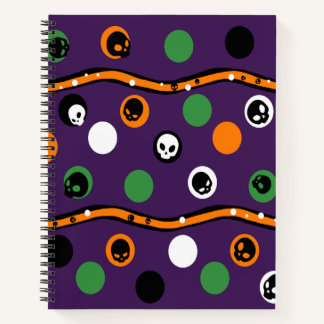 Halloween Theme Spiral Notitieboek
