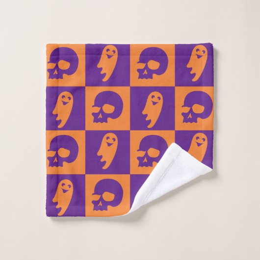 Halloween theme towel set. (Gant de toilette)