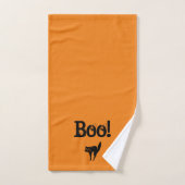 Halloween Thgeachte Boo Hand Towel Handdoek (Handdoek)