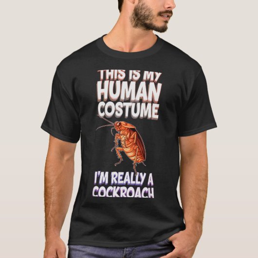 Halloween This Is My Human Costume I'm Really A Ro T-shirt (Voorkant)