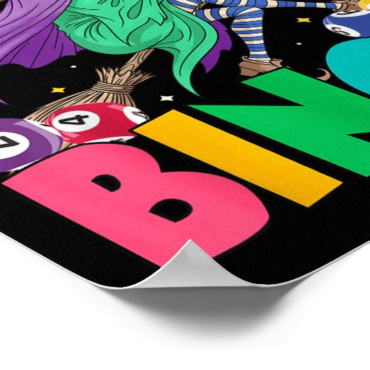 Halloween This Witch Is Going To Bingo Poster (Hoek)