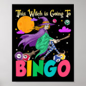 Halloween This Witch Is Going To Bingo Poster (Voorkant)