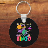 Halloween This Witch Is Going To Bingo Sleutelhanger (Voorkant)