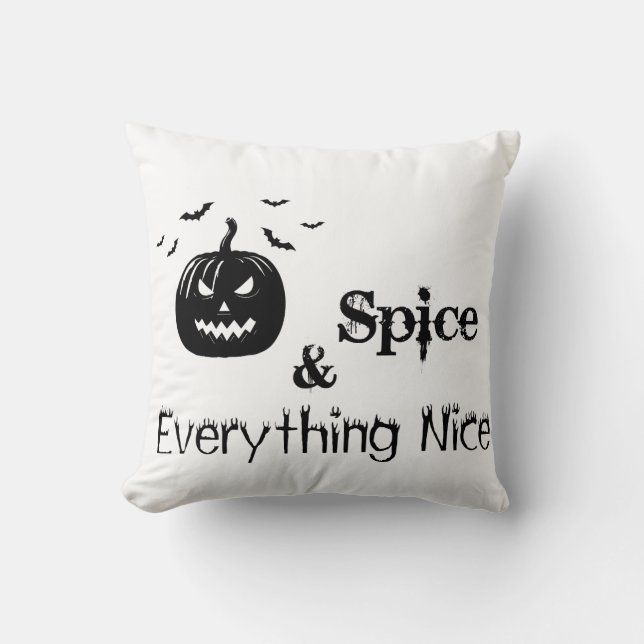 Halloween Throw oreiller design (Recto)