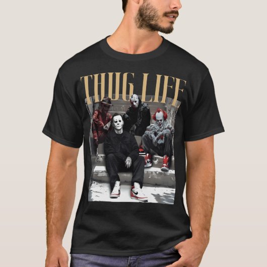 Halloween Thug Life T-shirt (Voorkant)