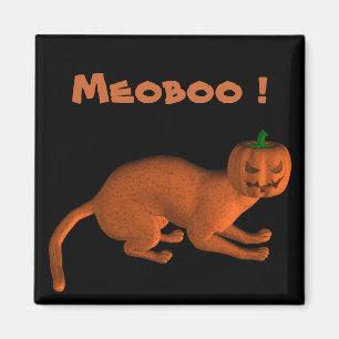 Halloween Tiger Cat Magneet