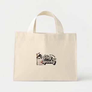 Halloween, tijd voor terreur mini tote bag