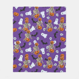 Halloween Time Fleece Deken