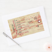 Halloween Toe Label Haunted Sanitarium Party (Envelop)