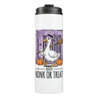 Halloween Toeter of Behandeling Heks Gans Thermosbeker