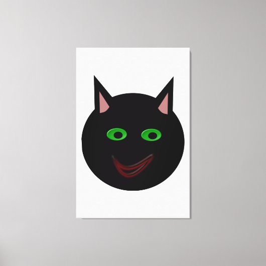 Halloween toile de chat noir (Recto)