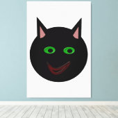 Halloween toile de chat noir (Insitu (Plancher de Bois))