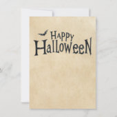 Halloween Tombstone Wenskaart (Achterkant)