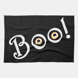 Halloween Towel Spooky BOO Halloween Tea Towels Theedoek