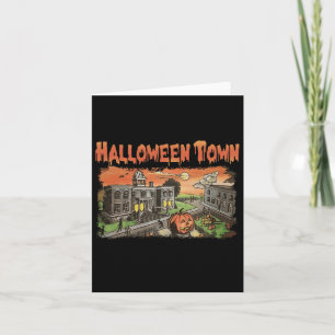 Halloween Town EST 1998 Halloween Party Schattige Kaart