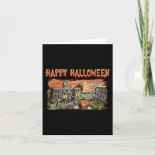 Halloween Town Grappig Halloween Town kostuum voor Kaart