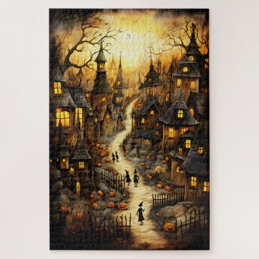 Halloween Town Jigsaw Puzzel (Verticaal)