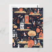 Halloween Town Poster Briefkaart (Voorkant / Achterkant)
