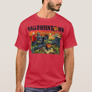 Halloween Town Spooky Vibes Gift on Halloween Zee T-shirt