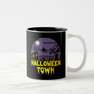 Halloween Town Tweekleurige Koffiemok