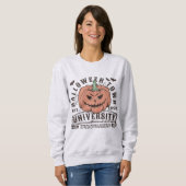Halloween Town University herfst spooky seizoen Trui (Voorkant volledig)