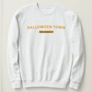 Halloween Town University White Sweatshirt Women's