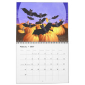 Halloween Traite Le Calendrier Mur D'Origine (Feb 2027)