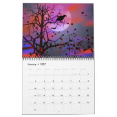 Halloween Traite Le Calendrier Mur D'Origine (Jan 2027)