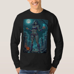 Halloween Traktatie of Zombie Vriendin w Hersenen T-shirt