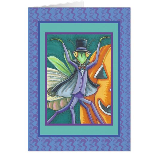 HALLOWEEN TRANSYLVANIE PRIER MANTIS VAMPIRE CARTE (Devant)