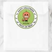 Halloween Treat Bag Sticker Label (Tas)
