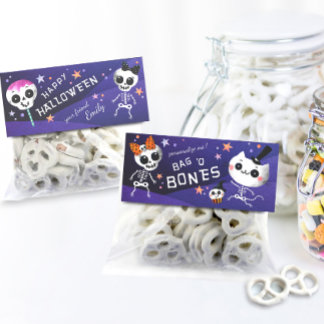 Halloween Treat Bag Topper, DIY Goodie Bag Label
