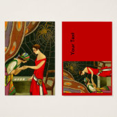 Halloween Treat Label Visitekaartjes (Voorkant /achterkant)