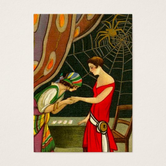 Halloween Treat Label Visitekaartjes (Voorkant)