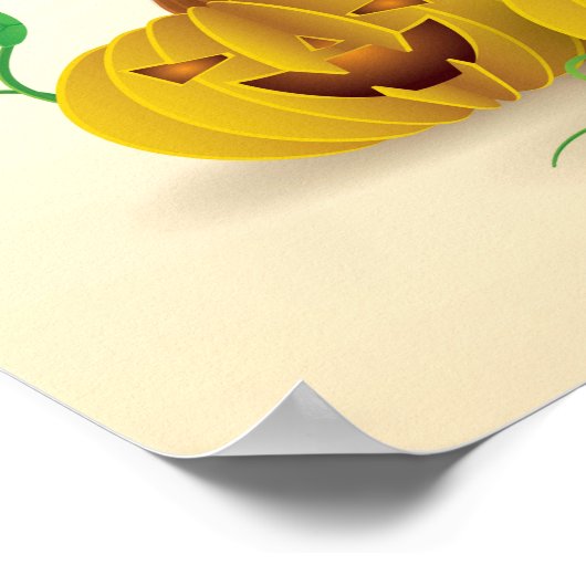 Halloween Tree Papercut Ghost & Skull Poster (Hoek)