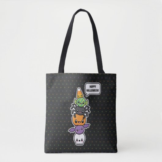 Halloween Trees canvas tas (Voorkant)