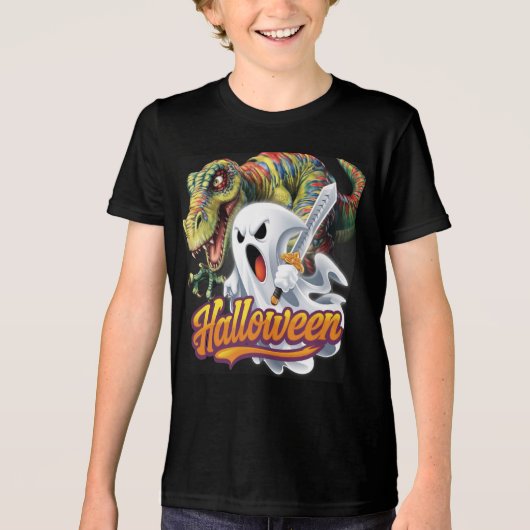 Halloween Tri-Blend Shirt (Voorkant)
