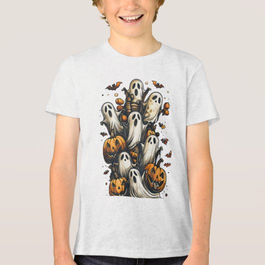 Halloween Tri-Blend Shirt (Voorkant)