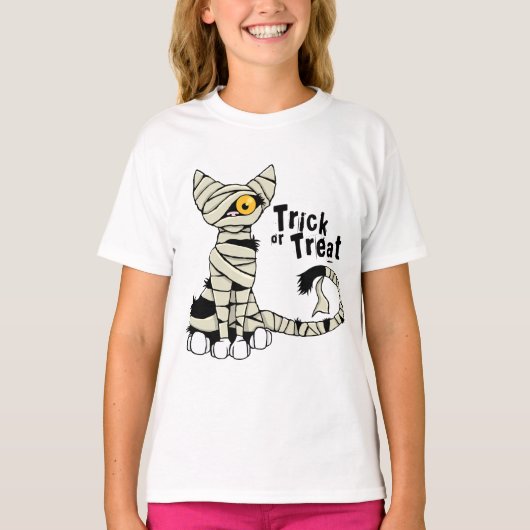 Halloween Trick de chat maman ou T-shirt de traite (Devant)