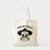 Halloween Trick of Tequila Sugar Skull Canvas tas (Voorkant)