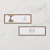 Halloween Trick of Treating Pirate Duck Mini Visitekaartje (Voorkant / Achterkant)