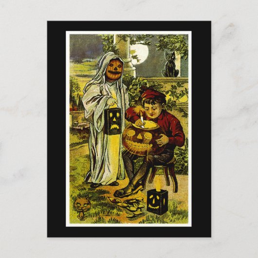 Halloween Trick of Treers Briefkaart (Voorkant)