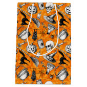 Halloween  Trick-or-Treat Bag Medium Cadeauzakje (Achterkant)